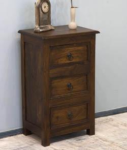 Jaipur 3 Drawer Bedside Table