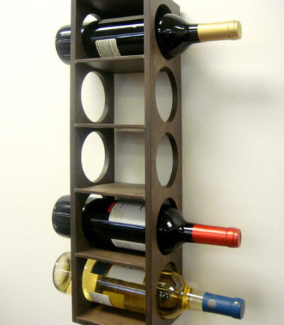 Solid Sheesham Wood Charlie Wine Rack