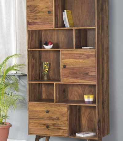 Solid Wood Buck Bookcase