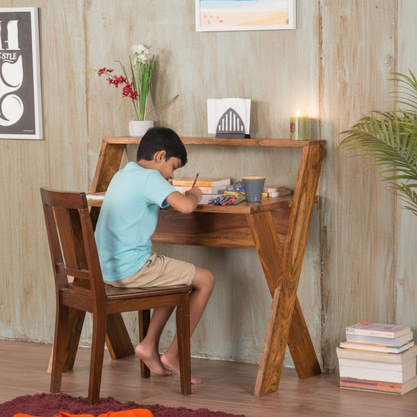 Solid Wood Crossia Writing / Study Table