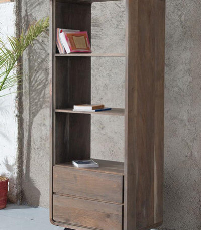 Solid Wood INDIANA Dusk Bookshelf