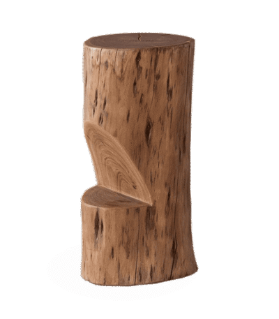 Solid Wood INDIANA LOG Bar Stool / Bar Chair