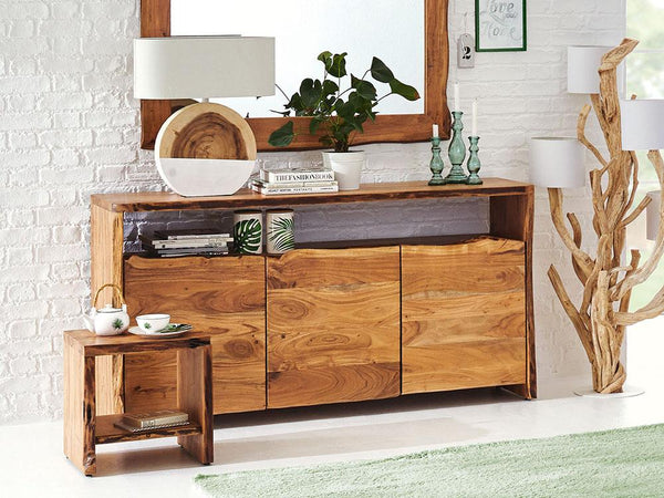 Solid Wood INDIANA Thar Sideboard 3 Doors