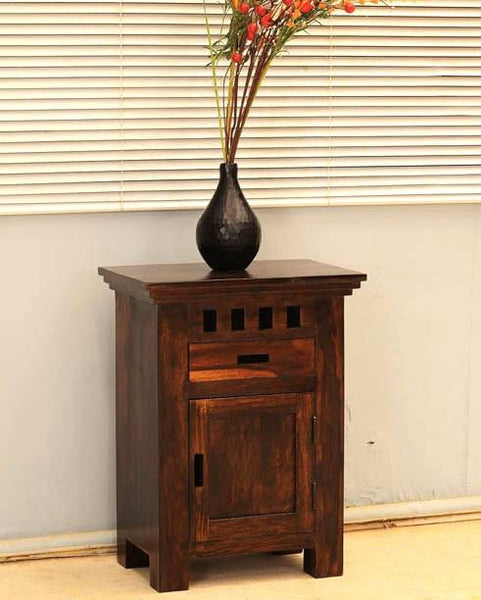 Solid Wood Kuber Bedside Table