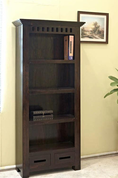 Solid Wood Kuber Bookcase