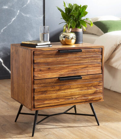 Solid Wood LASS Bedside Table