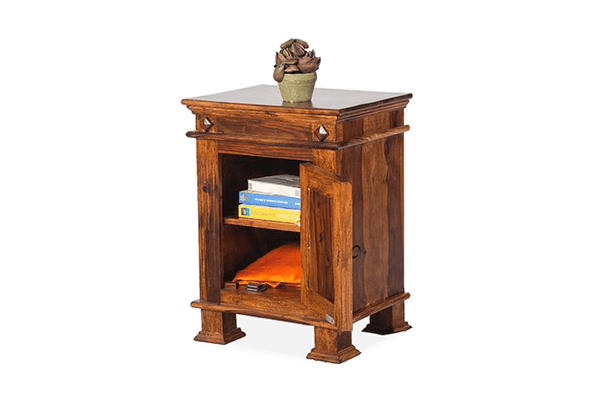 Solid Wood Maharaja Bedside