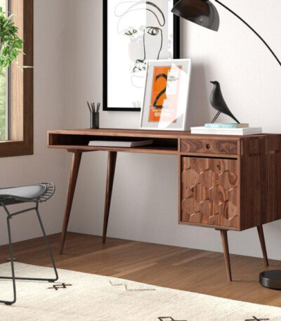 Solid Wood Million Study Table with Storage