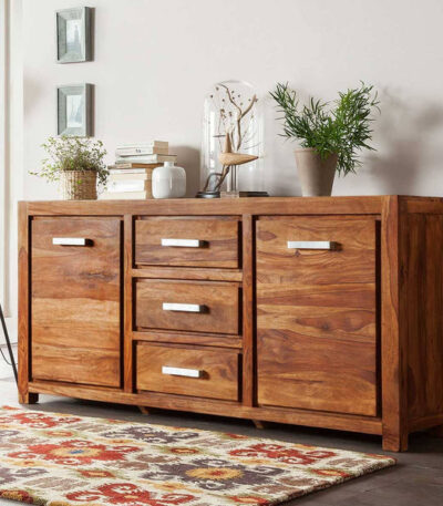 Solid Wood Port Sideboard Grand Honey