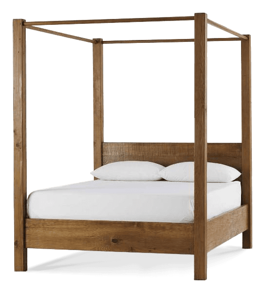 Solid Wood Poster Bed Charlie Solid Wood Poster Bed Charlie
