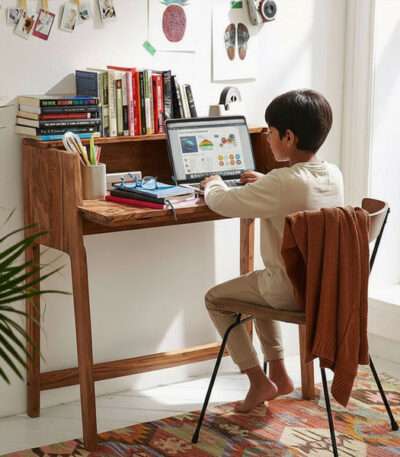 Solid Wood Slant Writing / Study Table