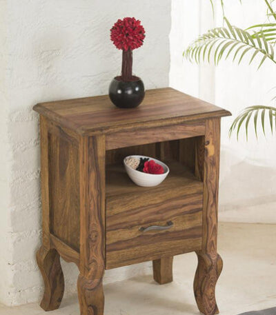 Solid Wood Tania Bedside Table