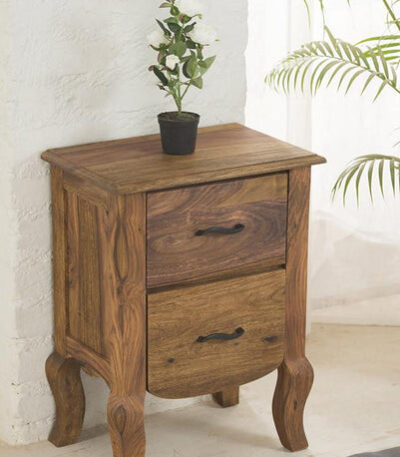 Solid Wood Tania Grand Bedside Table
