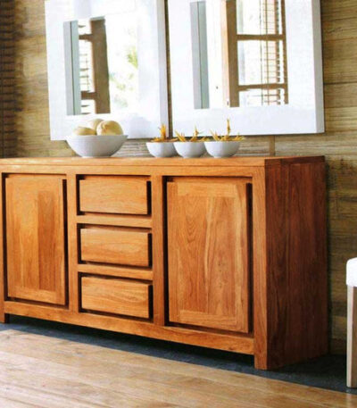 Solid Wood Voted Sideboard Grand Honey