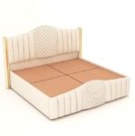 Crafts Modern Upholstered King Size Bed - Image 4