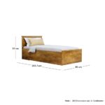 Bniture Modern Single Size Bed - Image 2