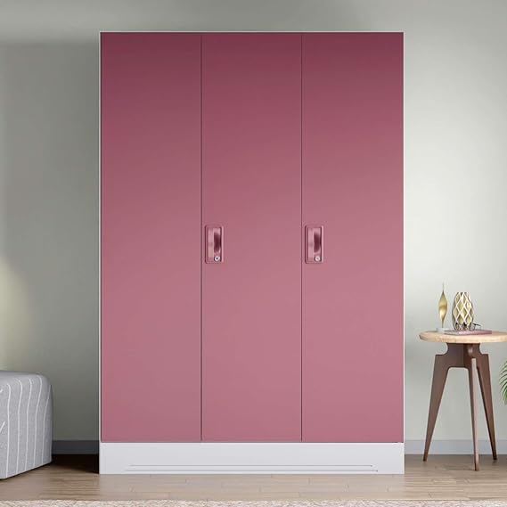51dhBzFhpGL._SX569_ 3 door VIKI Wardrobe - Image 1