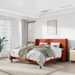 Upholstered King Size Bed