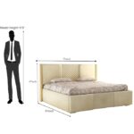 MODESTY WOODS Luxe Upholstered King Size - Image 6