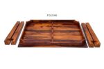 Sheesham Wood Dining Table - Image 7