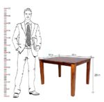 Sheesham Wood Dining Table - Image 3