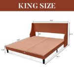 Upholstered King Size Bed - Image 6