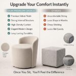 Jaico Wood Seating mudda Puffy Stool - Image 5