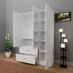 VIKI Wardrobe | Wooden Almirah for Clothes, - Image 3