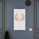 Anikaa Engineered Wood Spirit LED Light Wall Temple Shelf Puja Stand Pooja Modern Designe Temple Mandir for Office & Home Decoration - White (D.I.Y - Do-It-Yourself) - Image 7