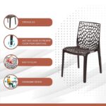 Goyal steel & furniture Plastic Web Chair - Image 2