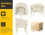 Dewhut Oversized Pumpkin Couch Accent Chair, - Image 3