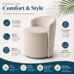 Jaico Wood Seating mudda Puffy Stool - Image 7