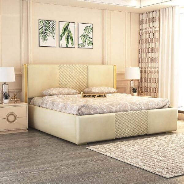 MODESTY WOODS Luxe Upholstered King Size